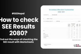 Check SEE Result 2080 with Marksheet