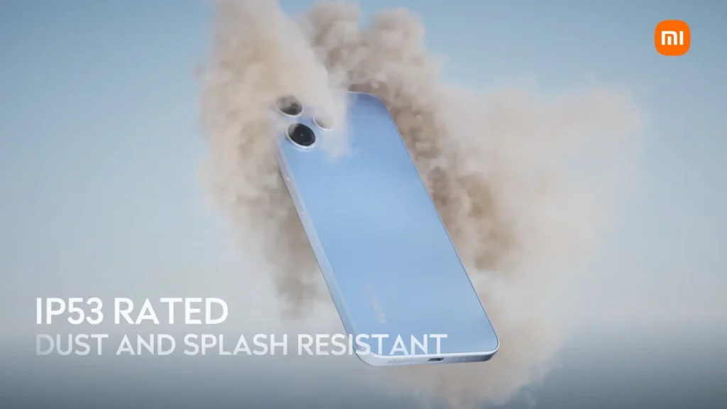 Xiaomi Redmi 12 5G Dust and Splash Resistant