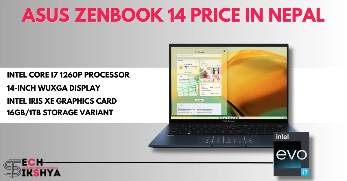 ASUS ZenBook 14 price in Nepal